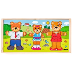 Woody Set za igru Obuci medu, 54 komada, Šarena
