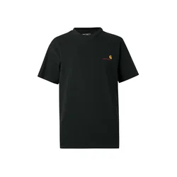 Carhartt WIP Majica American Script oranžna/vijolična/črna