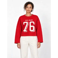 MixRay Majica Sweatshirts rdeča