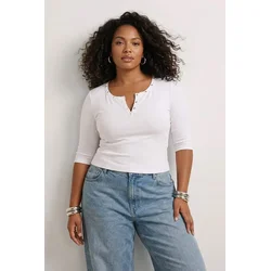 Trendyol Curve Ženska bluza Tbbss26Af00044, Krem