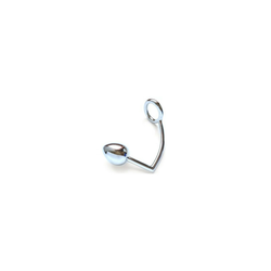 METALHARD COCK RING WITH ANAL BEAD 40MM