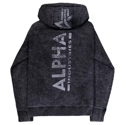 ALPHA INDUSTRIES DUKS KAP VINTAGE BACK PRINT BLACK