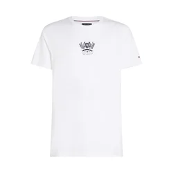 TOMMY HILFIGER Majica črna/bela