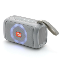 Bluetooth zvučnik SoundBox - prijenosni zvučnik s funkcijama reproduciranja glazbe BT, USB, FM, TF in AUX - sivi
