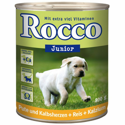Rocco Junior 6 x 800 g - Govedina & kalcij