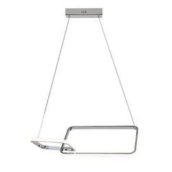 Rabalux Visilica Malwen, LED, 36W, 4000K, 54x29cm, Hrom