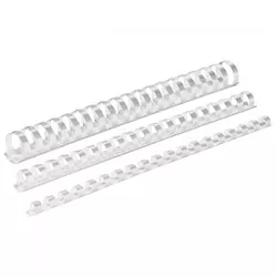 Spirala plastična fi-16mm pk100 Fellowes 5347005 bela