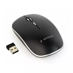 MUSW-4BS-01 Gembird Necujni bezicni mis 2,4GHz opticki USB 800-1600Dpi black 115mm