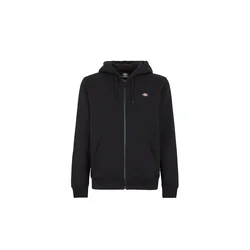 Dickies OAKPORT ZIP HOODIE BLACK Črna