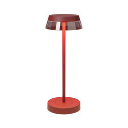 Redo 90311- LED prigušiva stona lampa ILUNA LED/2,5W/5V 3000 mAh IP65 crvena