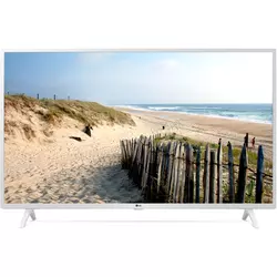 LG 43UM7390PLC LED TV 43 Ultra HD, WebOS ThinQ AI, Silky White, Two pole stand