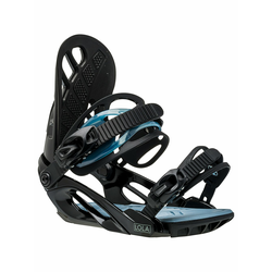 Roxy Lola Women's Snowboard Bindings - Black, Size S/M (4-7), Medium Flex, Tool-less Adjustability