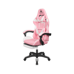 KRUGER&MATZ Gejmerska stolica sa podesivim jastucima GX-150 belo-roze KM0790-P