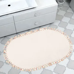 Hanah home Prostirka za kupatilo 50x75cm Bela