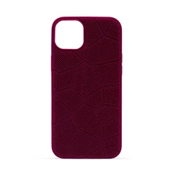 Futrola Fuzzy Case za Iphone 14 Plus, Bordo