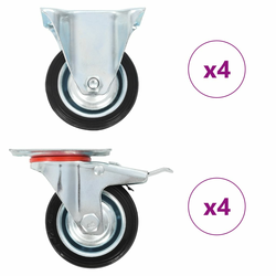 Kotačići 8 kom 75 mm