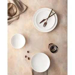 Madame Coco Set tanjira za ručavanje Ravello, 24 komada, Beli