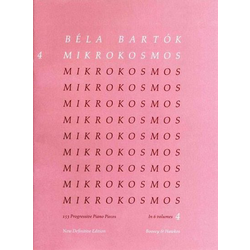BARTOK:MIKROKOSMOS 4 NEW EDITION