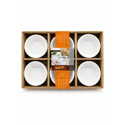 AMC Home Set činija Party time, 6 komada, Beli