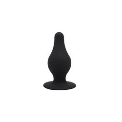 Cheeky Love Dual Density Pleasure Analna kupa, Silikonska, 7.2 cm, Crna