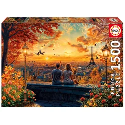 Puzzle In love in Paris Educa 1500 delov in Fix lepilo