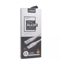 LDNIO (70139) kabl USB A (muški) na TIP C (muški) 1m sivi