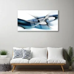 tulup.si Slika na steklu Abstrakcija graphics 120x60 cm 4 obešalnika