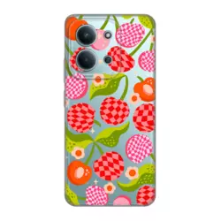 Maska Nanobit Print za Xiaomi Redmi 15C (173 mm) Checkered Cherries