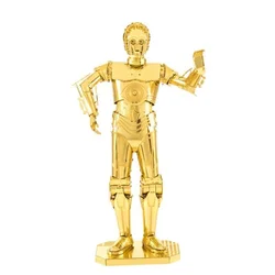 Metal Earth 3D metalna maketa - STAR WARS Robot C-3PO gold