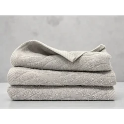 Peskir 70×140 cm – 100% Pamuk sa Žakard Motivom od Indijskog Pamuka Grey ( VLK000658-grey )