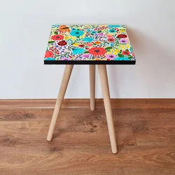 Hanah Home Klub sto Shp4, 35x42x35 cm, Šareni