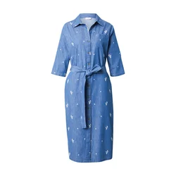 JDY Dolga srajca JDYKAI  moder denim / bela