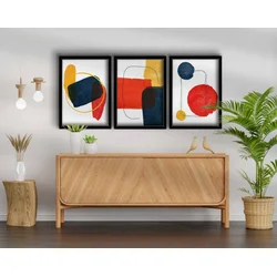 Wallity 3P3853NISCT 005 Dekorativna slika, 3 komada, 38x53cm