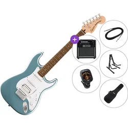 Fender Squier Affinity Series Stratocaster Junior HSS LRL SET 2 Ice Blue Metallic Električna kitara