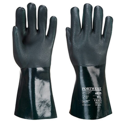 MONSUN Rukavice M835 duplomočene PVC dužine 35cm