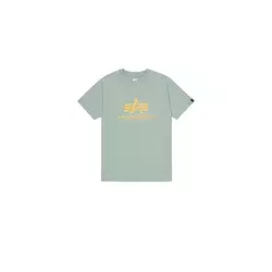 ALPHA INDUSTRIES Majica meta/oranžna