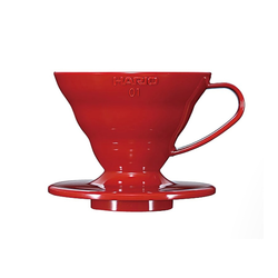 Hario Dripper V60 (VDR-01-R), rdeč, plastičen