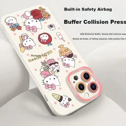Yingkaida Maska za mobilni telefon iPhone 14, Roze