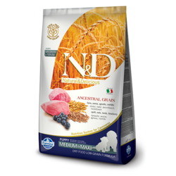 N&D hrana za pse Ancestral Grain LAMB & BLUEBERRY (Puppy, Medium & Maxi) 12kg