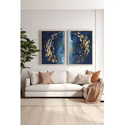Uokvirena slika Wallity Ersy2Limodel5, 33x48 cm, 2 dijela