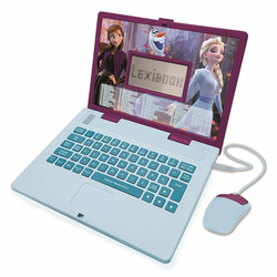 Lexibook Dvojezični češko-angleški prenosnik Disney Frozen z dejavnostmi