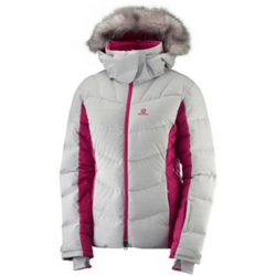 Salomon Icetown Jacket vapor / cerise Gr. M