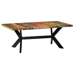 Jedilna miza 200x100x75 cm trden predelan les