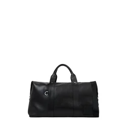 Karl Lagerfeld Potovalka za konec tedna  Weekender mit Monogramm-Aufnäher  črna