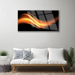 tulup.si Steklena slika Abstrakcija graphics 100x50 cm 4 obešalnika