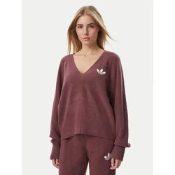 adidas Pulover Essentials IA4443 Temno rjava Loose Fit