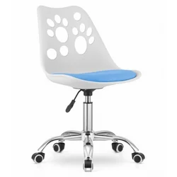 ModernHome Stolica print 3741_1-PRINT-J, Belo-Plava
