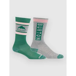 Burton Weekend 2Pk Kids Socks soft sage