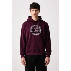 Tommy Jeans pulover s kapuco moški bombažen