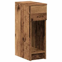 Vidaxl Nočna omarica z predalom starinski les 20x36x60 cm